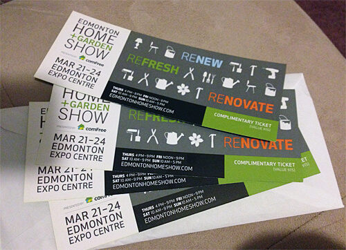 I'll be giving away two pairs of tickets to the Edmonton Home + Garden Show in the coming weeks!!
