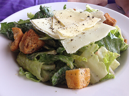 Traditional In-House Caesar Salad at La Ronde Revolving Restaurant (Small - $9)