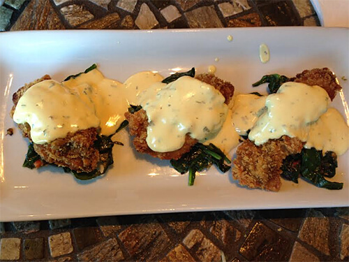 Oyster Rockefeller at Absolutely Edibles!