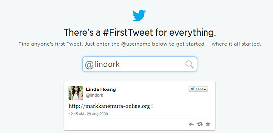 Linda's Untrue First Tweet.