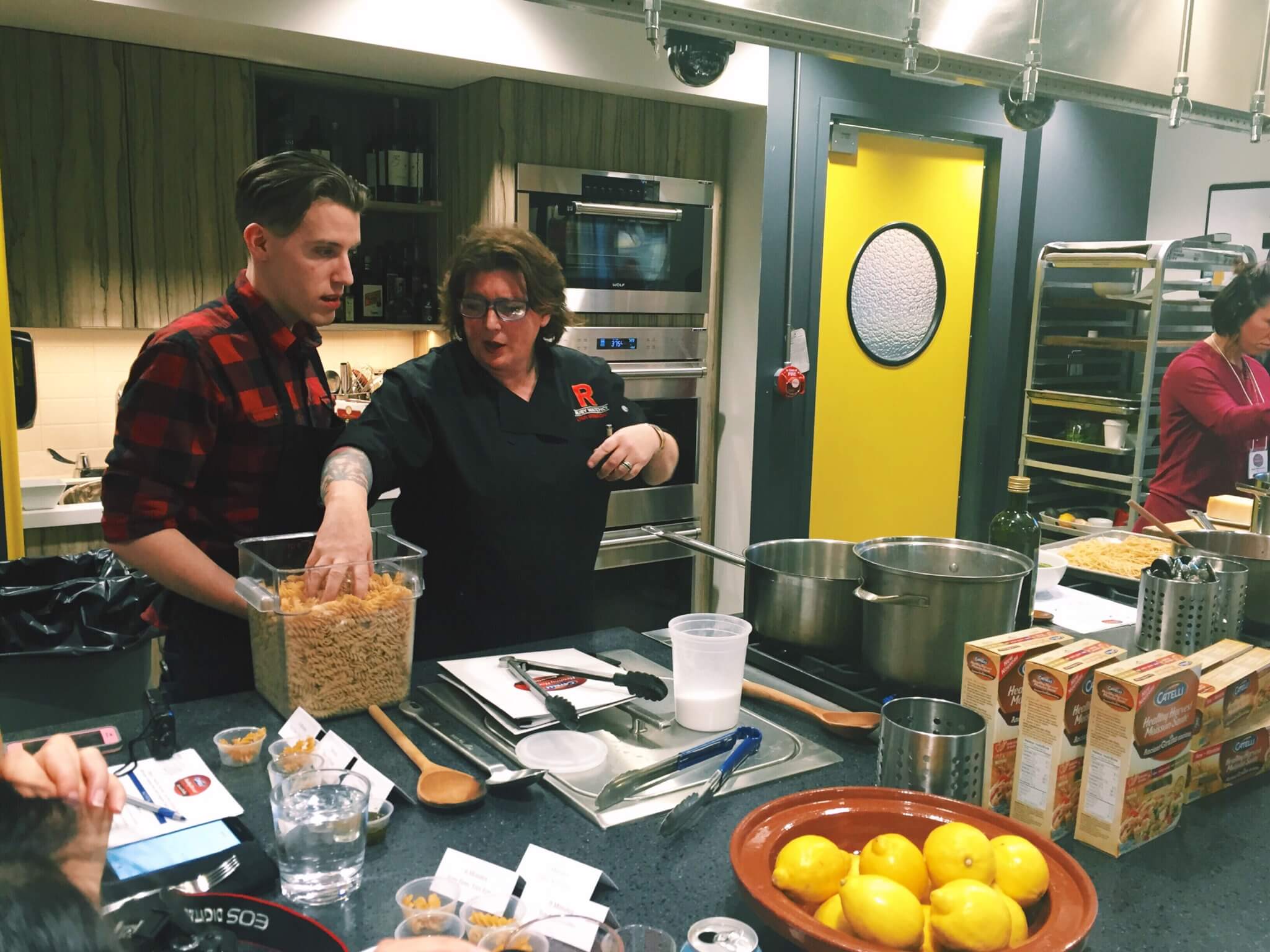 Cooking Catelli with Chef Lynn Crawford