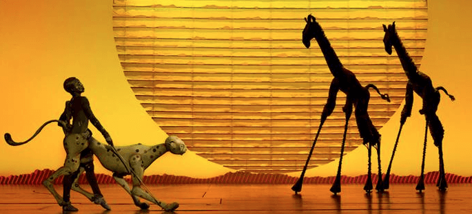 Incredible puppetry / costumes / set at The Lion King! (Photo credit: The Lion King Facebook Page)