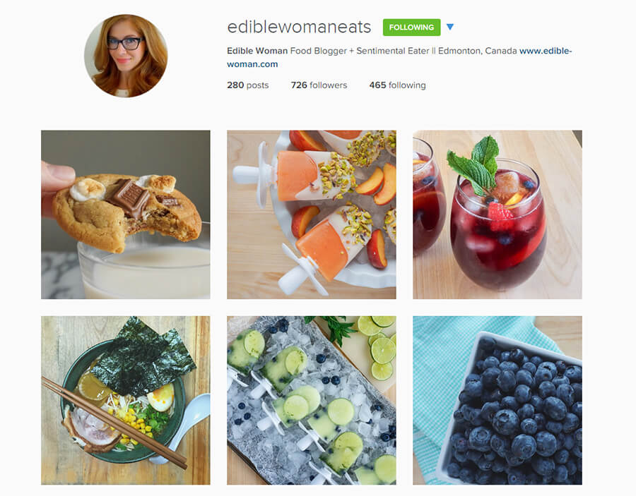 Edmonton Instagram Users - ediblewomaneats
