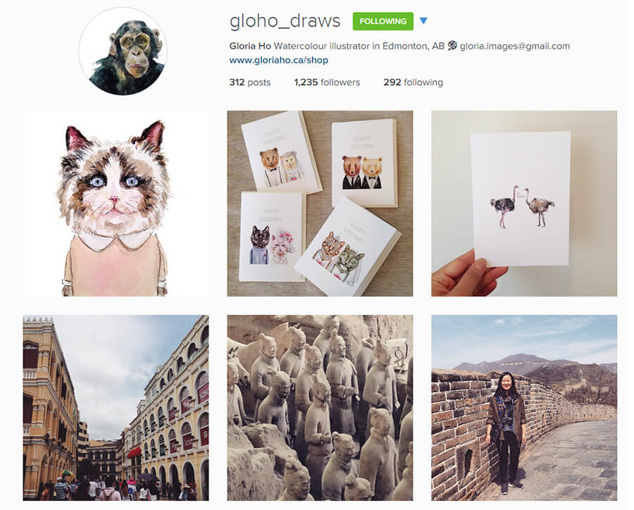 Edmonton Instagram Users - gloho_draws