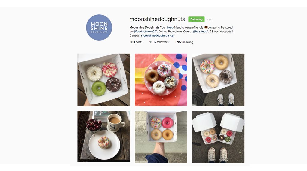 Instagram Edmonton - moonshinedonuts