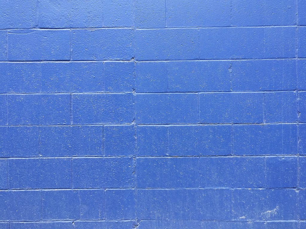 Instagrammable Wall - Blue Wall - West Edmonton