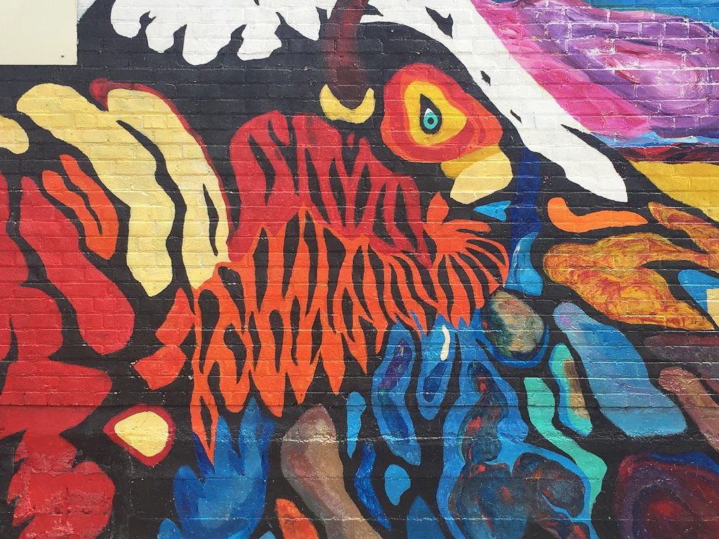 Instagrammable Walls of Edmonton - Thunder Bird Alley Chinatown