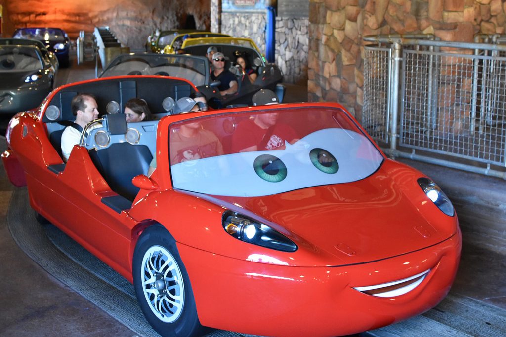 Disneyland California Adventure - Cars Land - Amusement Park Rides