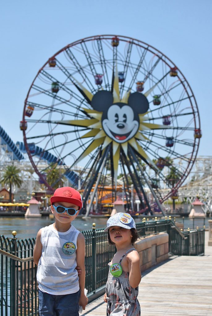 Disneyland California Adventure - Mickeys Fun Wheel Ferris Wheel - Amusement Park Rides