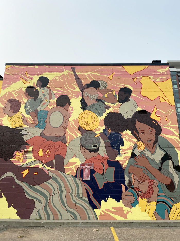 Instagrammable Walls of Calgary - Murals - YYC Beltline Urban Mural Project BUMP Festival - Doras
