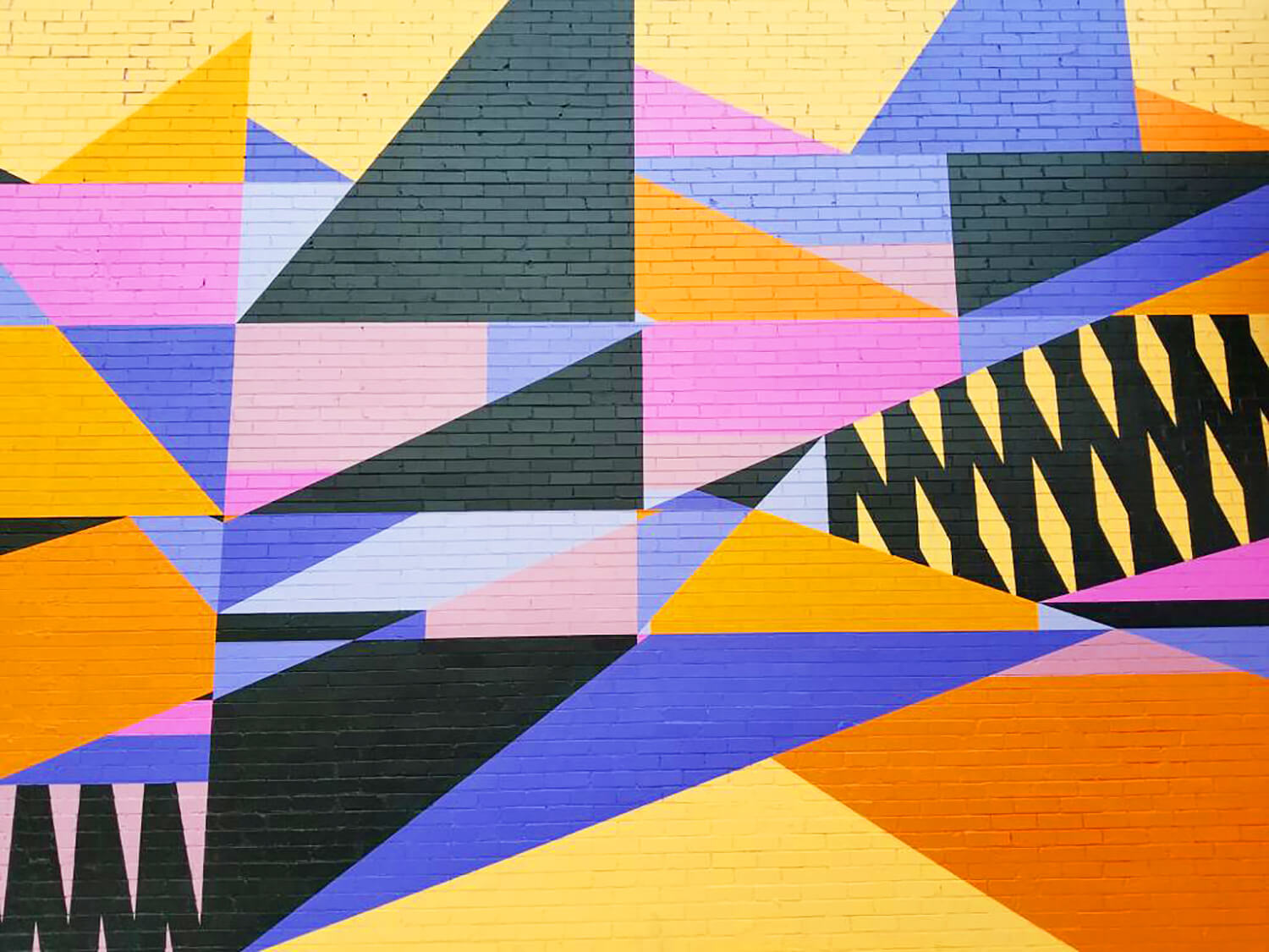 Instagrammable Walls of Calgary - Rhys Douglas Farrell Abstract Wall