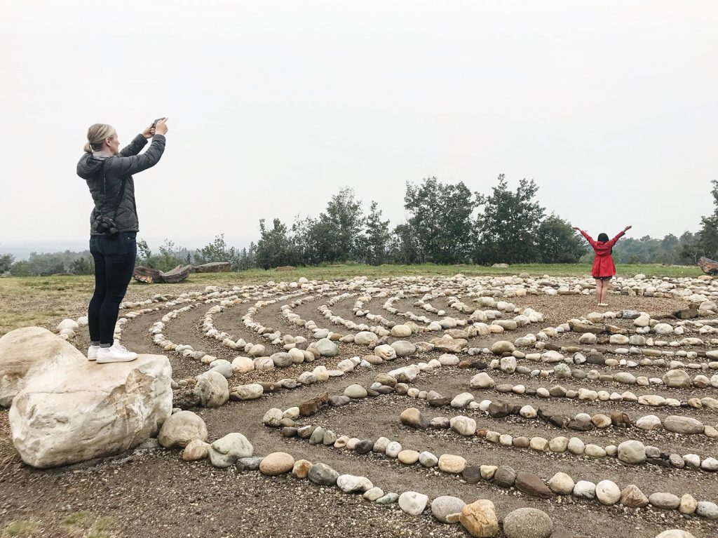 Grande Cache Explore Alberta Labyrinth Park Meditation Travel