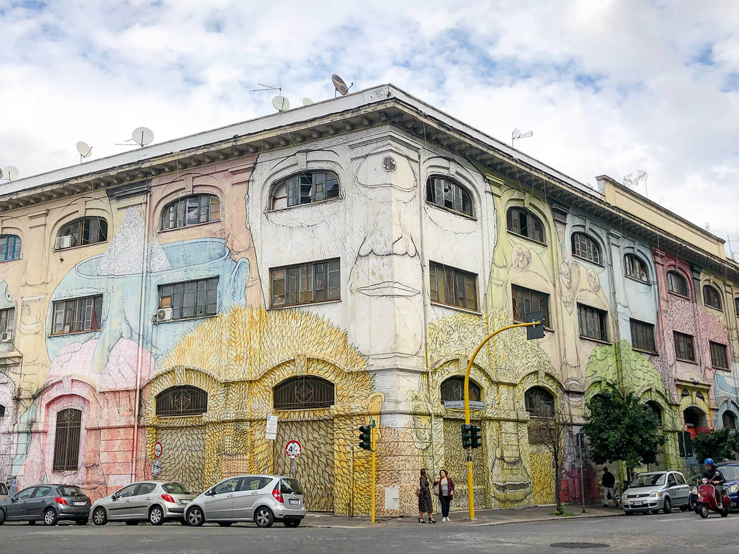 BLU street art Ostiense Explore Rome Travel Italy Instagrammable Walls Murals