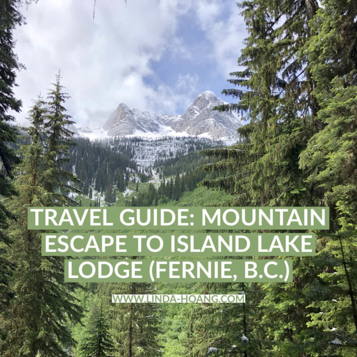Travel Guide - Mountain Escape to Island Lake Lodge Fernie British Columbia
