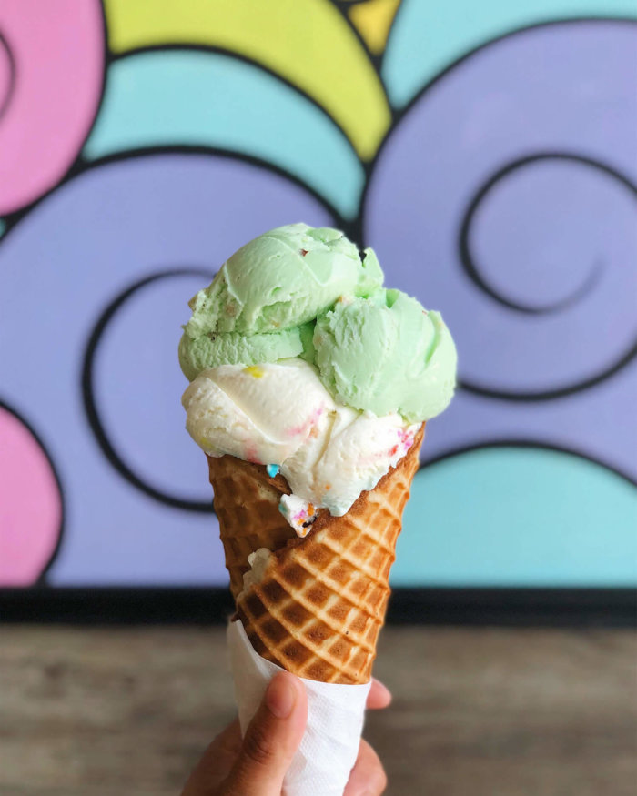 Moolix Ice Cream - Instagrammable Wall Kelowna