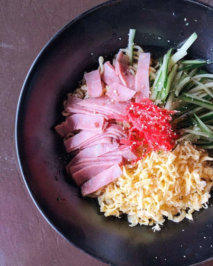 Mabui Sushi Izakaya Cold Noodle Sumemr Salad - Explore Kelowna - BC - British Columbia - Kelowna Food - AMA Travel - Best Western