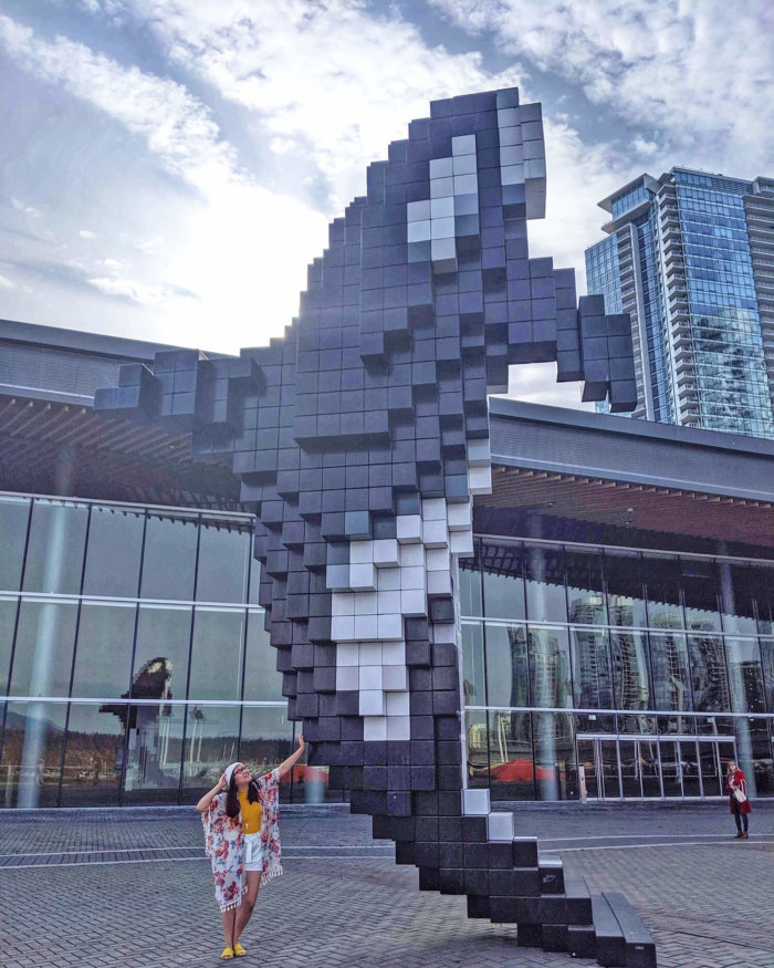 Instagrammable Vancouver - Picture Perfect Spots in Vancouver British Columbia - Murals - Scenic - Hello BC - Travel Guide - Digital Orca Coal Harbour Waterfront