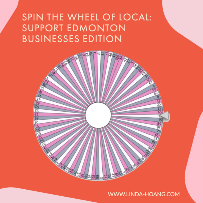 Spin the Wheel of Local - Support Edmonton Businesses Edition