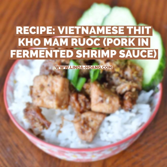 Recipe: Vietnamese Thịt Kho Mắm Ruốc (Pork in Fermented Shrimp Sauce ...
