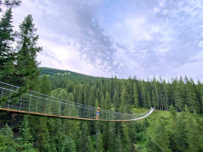 Blackshale Suspension Bridge - Kananaskis Country - Canmore - Explore Alberta - Travel Guide - Hiking - Trails