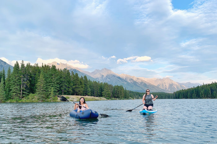 Explore Alberta - Banff National Park - Parks Canada - Johnson Lake - Mountain Adventure -Travel - Canmore