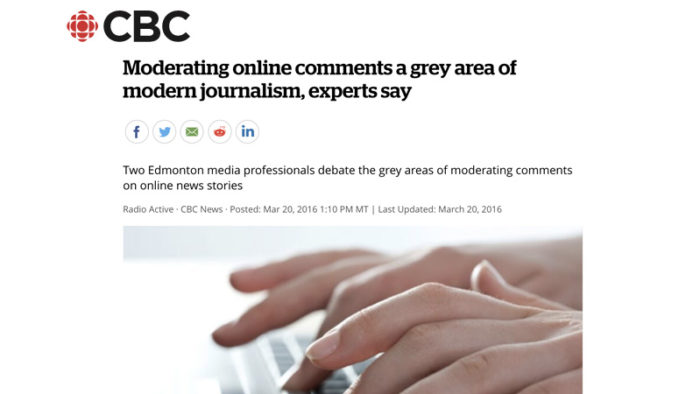 CBC Edmonton - Online Comments