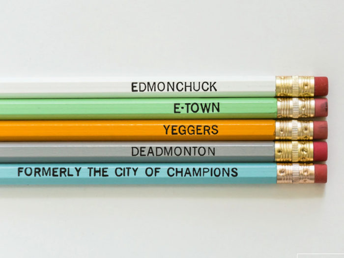 Edmonton Pencils Prairie Chick Prints - Explore Edmonton - Made in Edmonton - Ultimate Gift Guide Linda Hoang