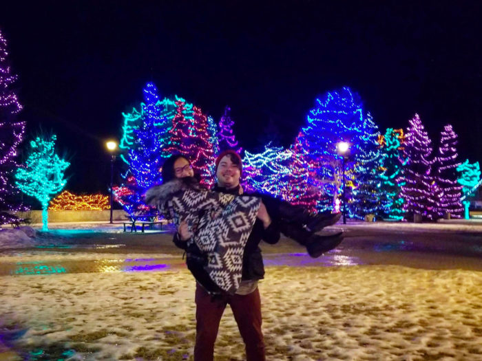 Free Festive Outdoor Light Experiences - Christmas Lights - Edmonton Area - Spruce Grove Parkland County Central Park