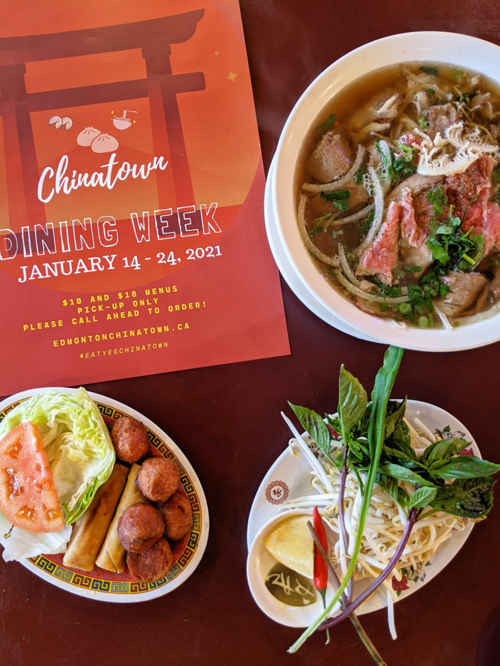 Edmonton Chinatown Dining Week - King Noodle House Pho Hoang - Explore Edmonton - Food