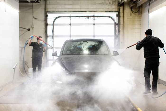 Bubbles Car Wash - Edmonton - Electric Vehicles - Alberta - Tesla Model Y