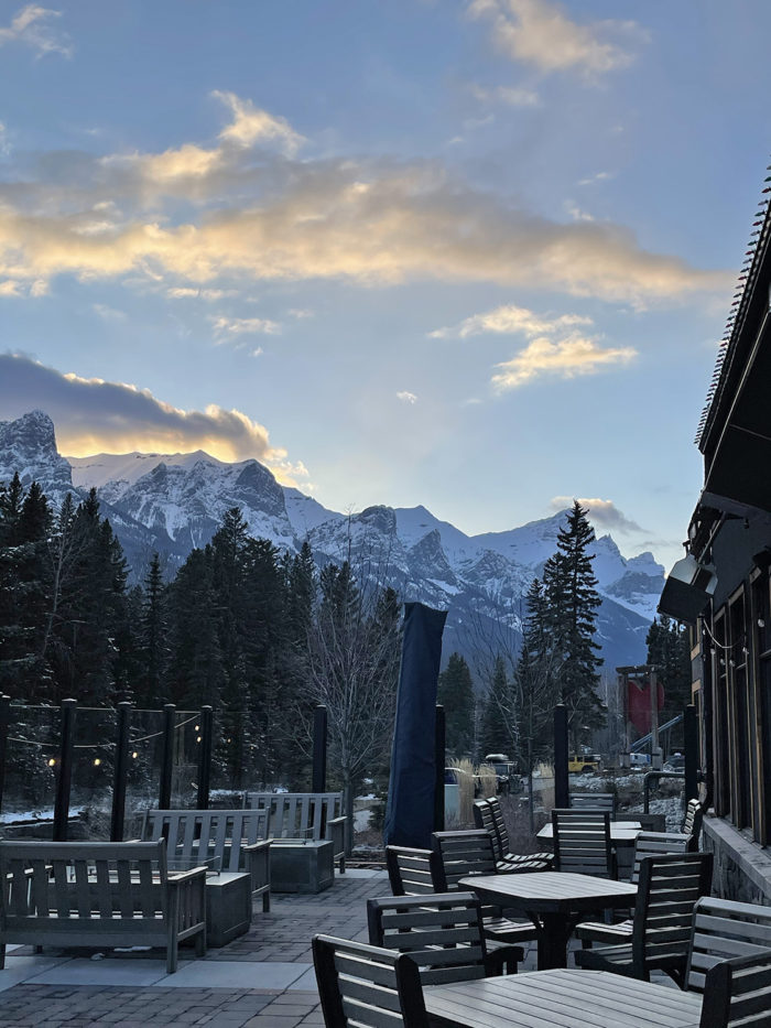 Explore Canmore Kananaskis - Travel Alberta - Town of Canmore - Canmore Uncorked Festival - The Stirling Lounge Patio Malcolm Hotel 3