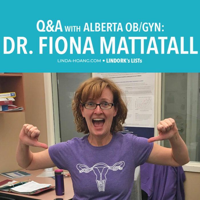 Dr Fiona Mattatall OB GYN - Lindorks Lists Q&A