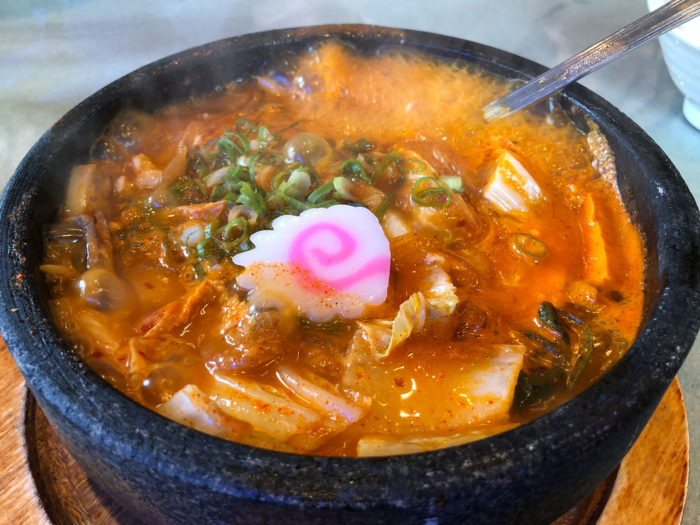 Kimchi Nabe and Ramen from Noodle Bar by Nomiya Soup - Explore Edmonton - South East Asian Soup Noodles Alberta 1