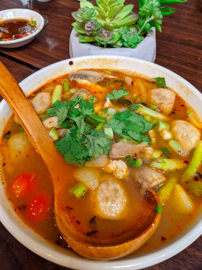 Siam Thai Kitchen Tom Yum Soup - Xiao Long Bao XLB - Explore Edmonton - South East Asian Soup Noodles Alberta 1
