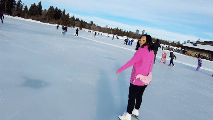 Explore Edmonton - Hawrelak Park - Ice Skating - Largest Outdoor Rink - Alberta - Lindork Does Life