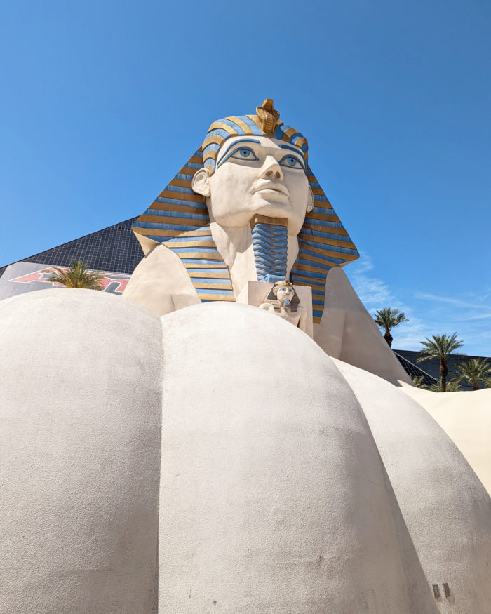 Instagrammable Las Vegas - Best Photo Op Spots Vegas Strip - Nevada - Explore Travel Vegas 2 - Luxor Pyramid Hotel Sphynx