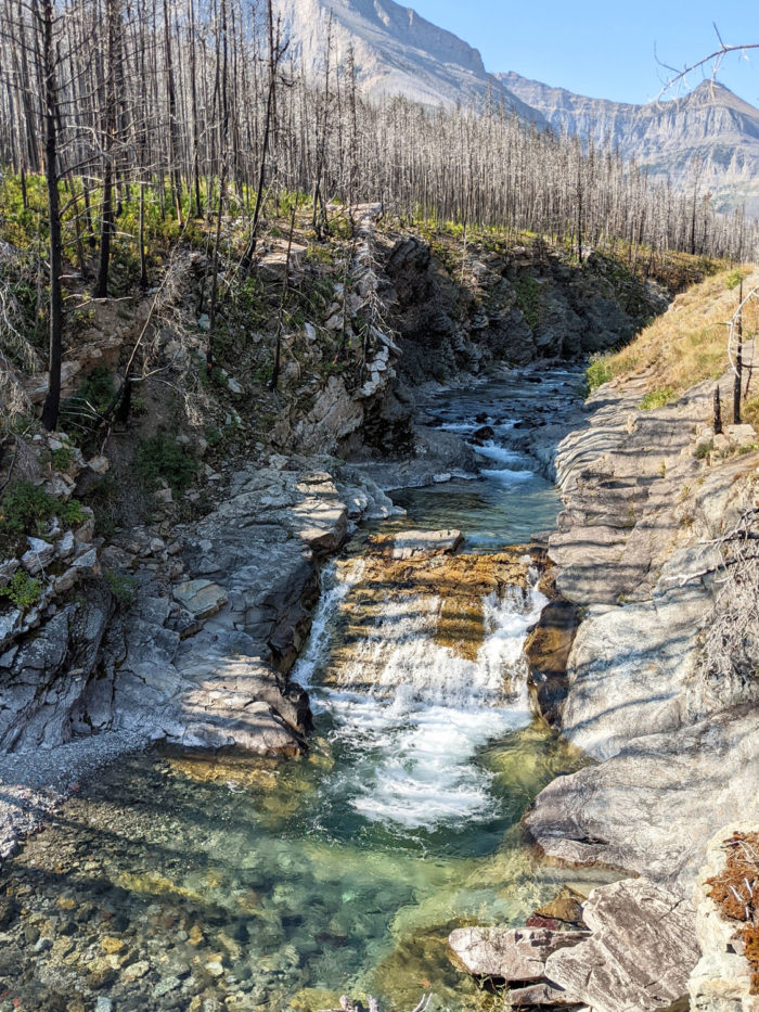 Explore Alberta - Travel - Waterton Lakes National Park - Road Trip - Rocky Mountain Getaway - What to do in Waterton - Hiking - Blakiston Falls - Waterfall