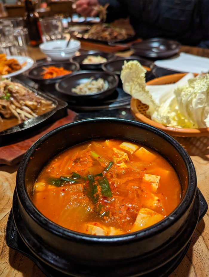 Edmonton Chinatown Restaurants - Soup to Warm Up With This Winter - Comfort Food - Lee House Korean Kimchi Stew