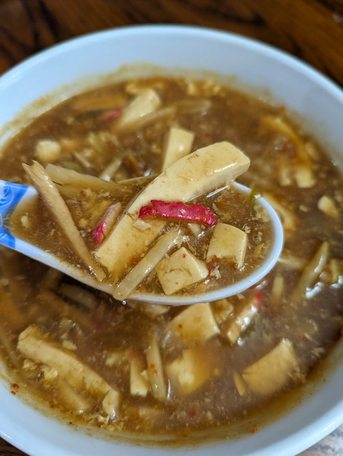 Edmonton Chinatown Restaurants - Soup to Warm Up With This Winter - Comfort Food - Sai Woo Garden Hot and Sour Soup