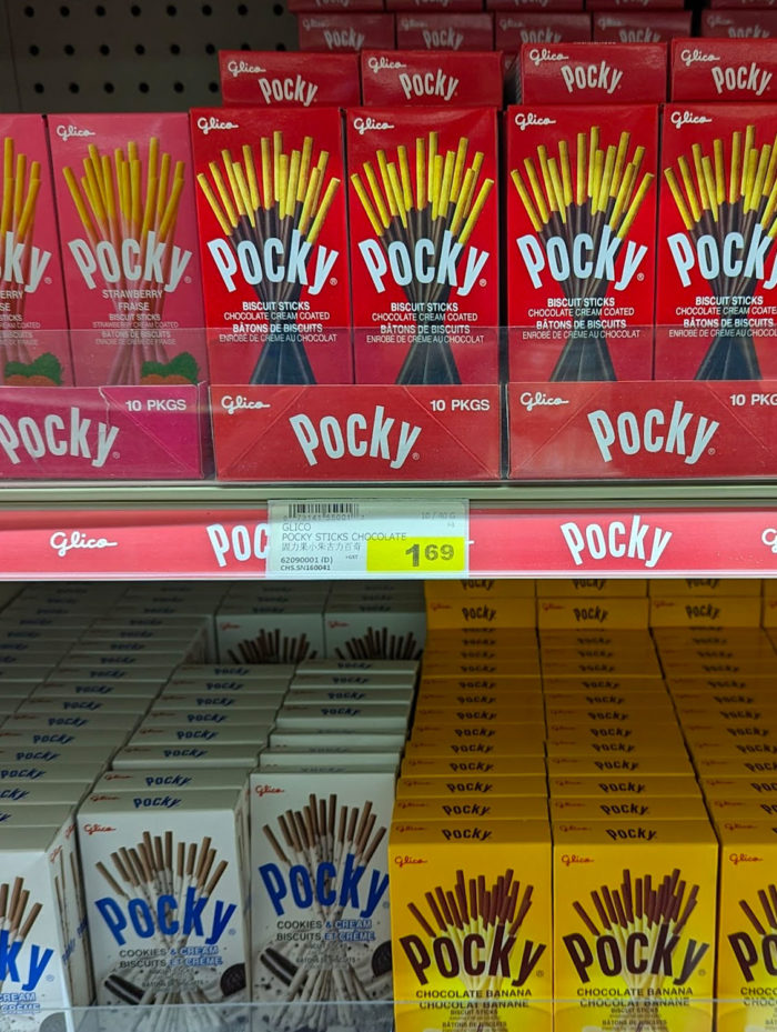 Edmonton Chinatown Stocking Stuffers Gifts Food Unique Snacks Asian Grocery Store - Lucky 97 - Pocky